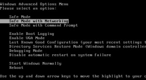 Windows - Safemode with networking